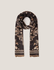 Sammi Medallion Print Scarf, , large