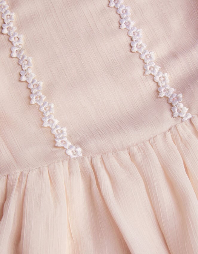 Antonia Drop Waist Flower Dress, Pink (PINK), large