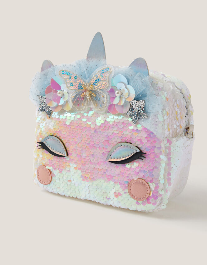 Unicorn 2-In-1 Sequin Crossbody Bag, , large
