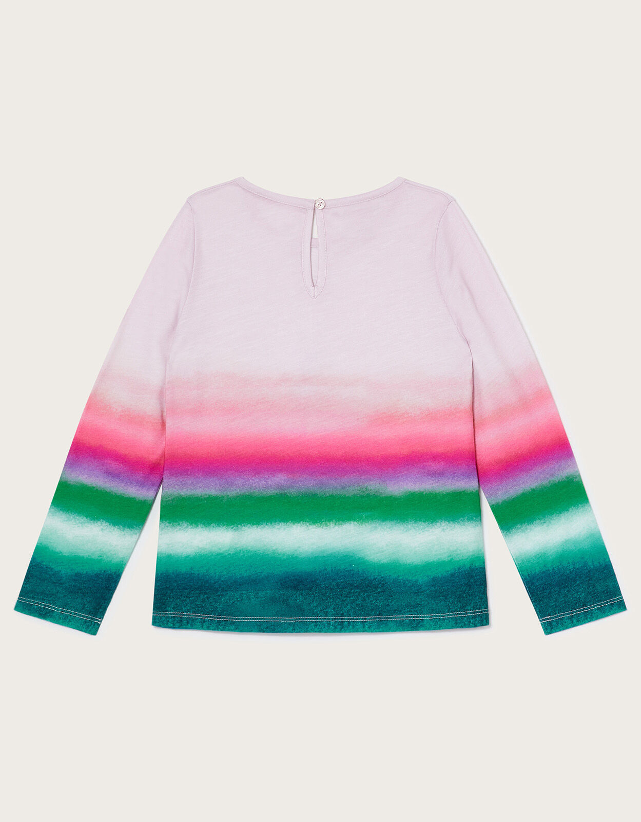 Ombre Sequin Star Long Sleeve T-Shirt 