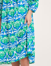 Leona Midi Dress, Green (GREEN), large