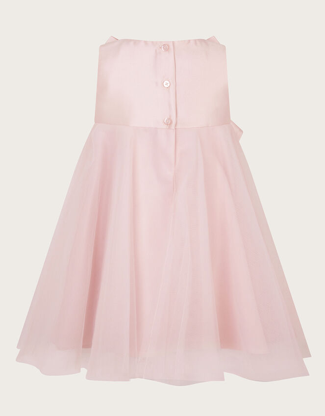 Baby Bonnie Bow Dress, Pink (PALE PINK), large