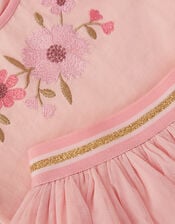 Floral Embroidered Top & Skirt Set , Pink (PINK), large