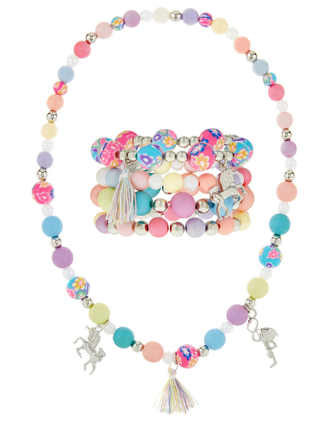 Rainbow Charmy Jewellery Set, , large