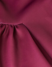 Molly Drop Waist Prom Dress, Red (BURGUNDY), large