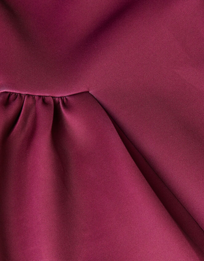 Molly Drop Waist Prom Dress, Red (BURGUNDY), large