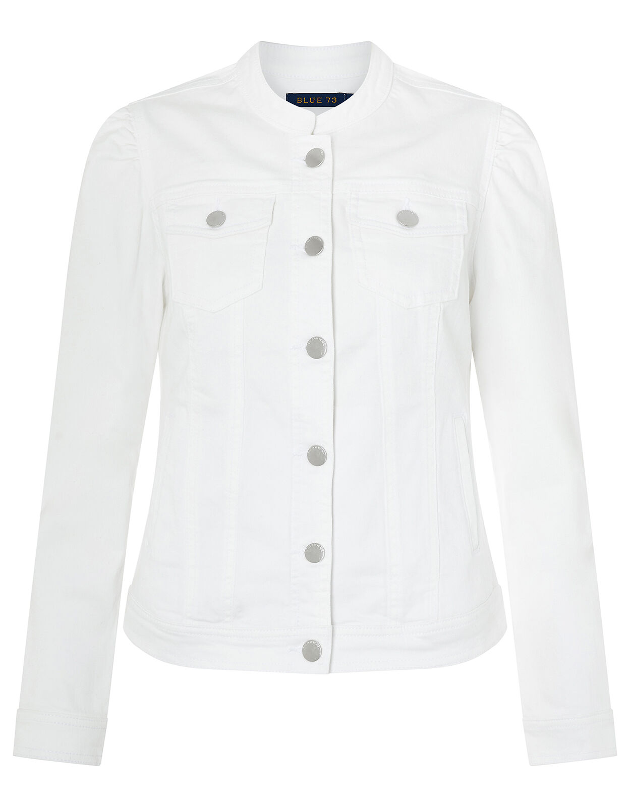Monsoon white denim jacket hotsell