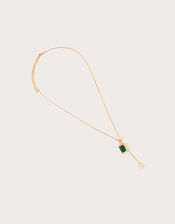 Gem Pendant Necklace, , large