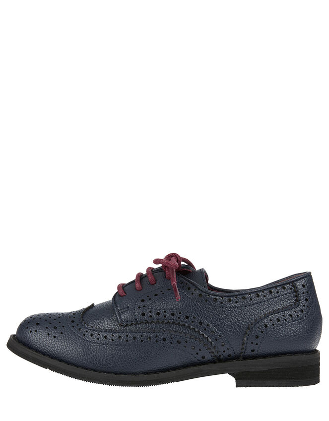 Brogue Shoes, Blue (NAVY), large
