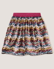 Sequin Party Skirt, Multi (MULTI), large