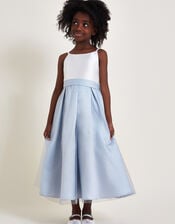 Anastasia Glitter Tulle Maxi Dress, Blue (PALE BLUE), large