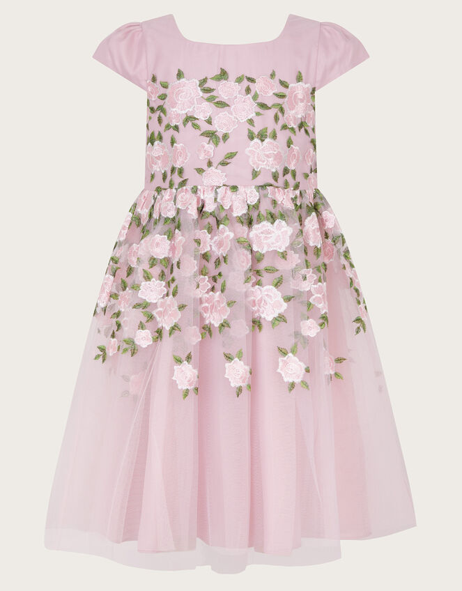 Cassie Rose Embroidered Dress, Pink (PINK), large