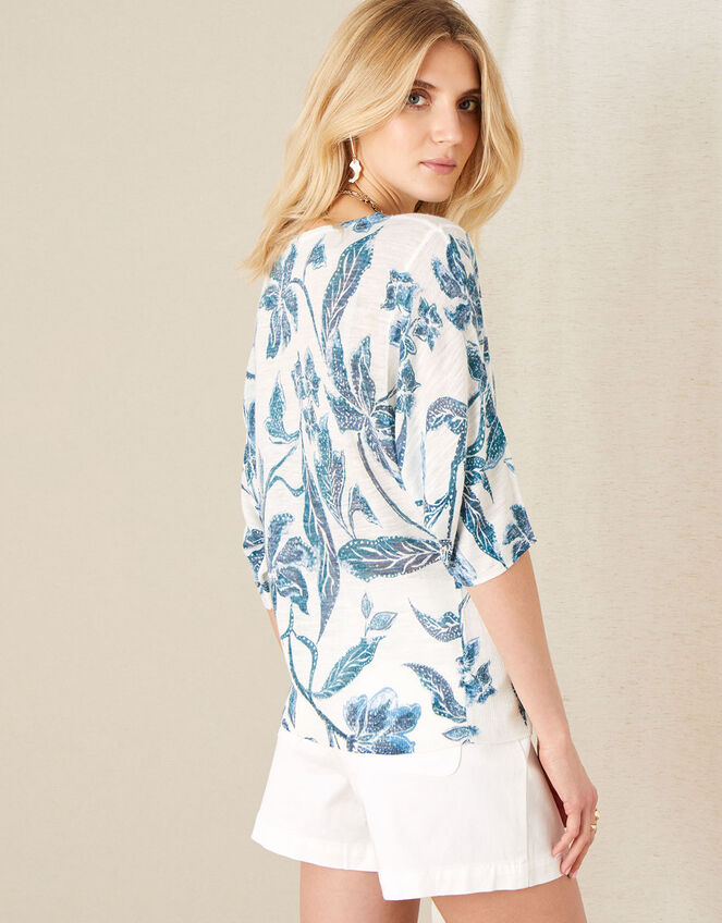 Balinese Floral Print Jumper, Multi (MULTI), large