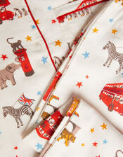 London Flannel Pyjama Set, Ivory (IVORY), large