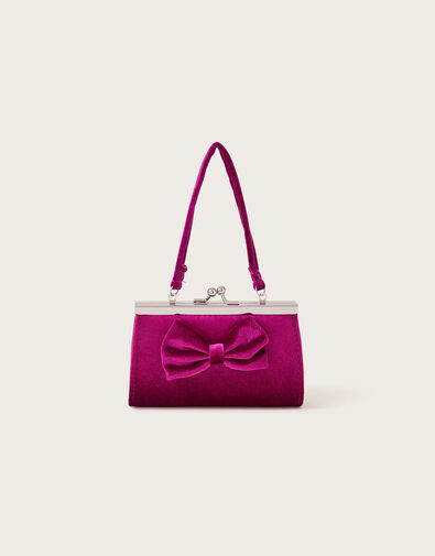 Velvet Bow Mini Bag, , large