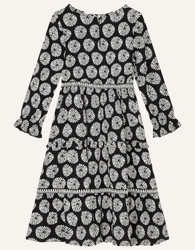 MINI ME Ella Circle Print Dress, Black (BLACK), large