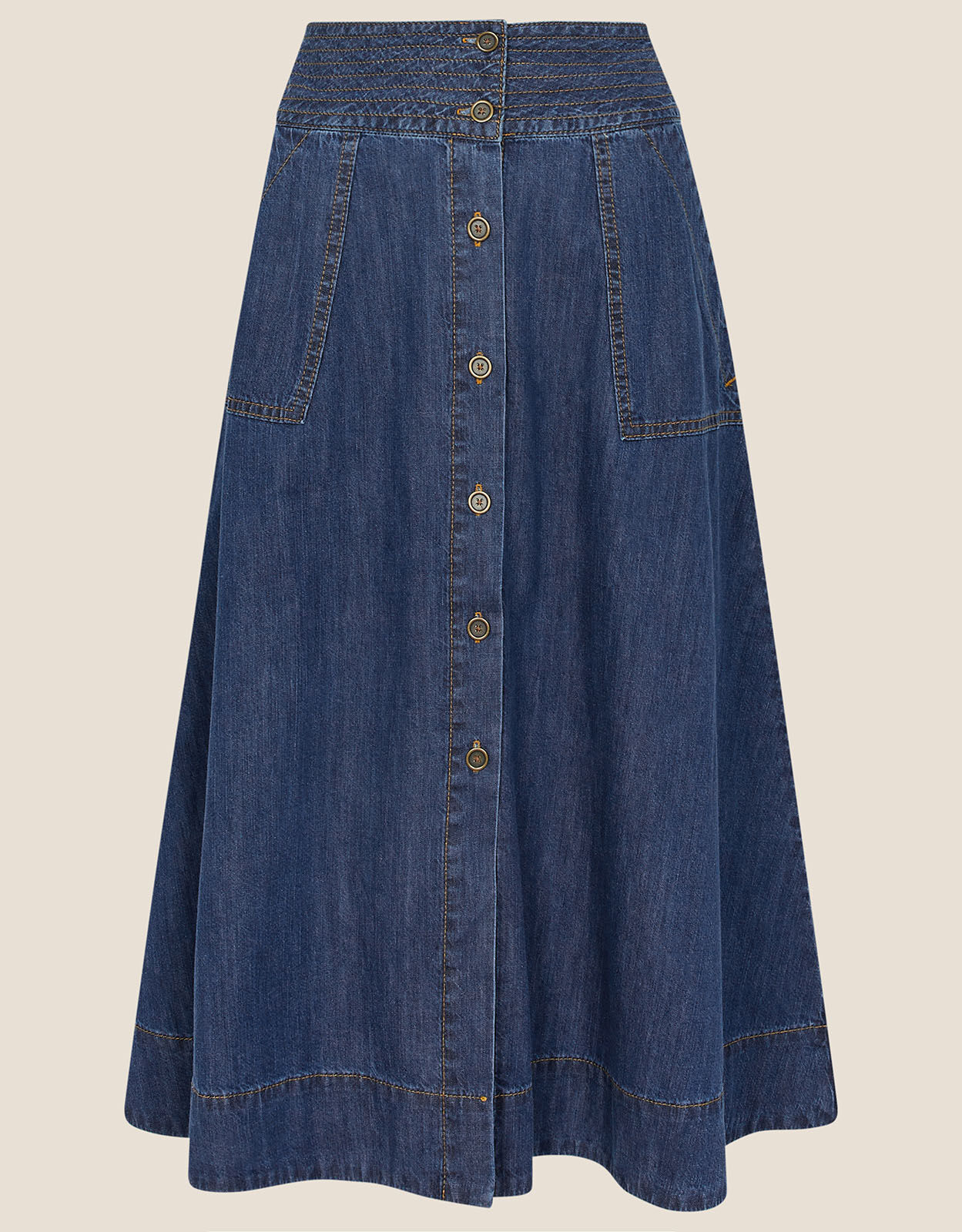 Ladies a line denim skirts outlet