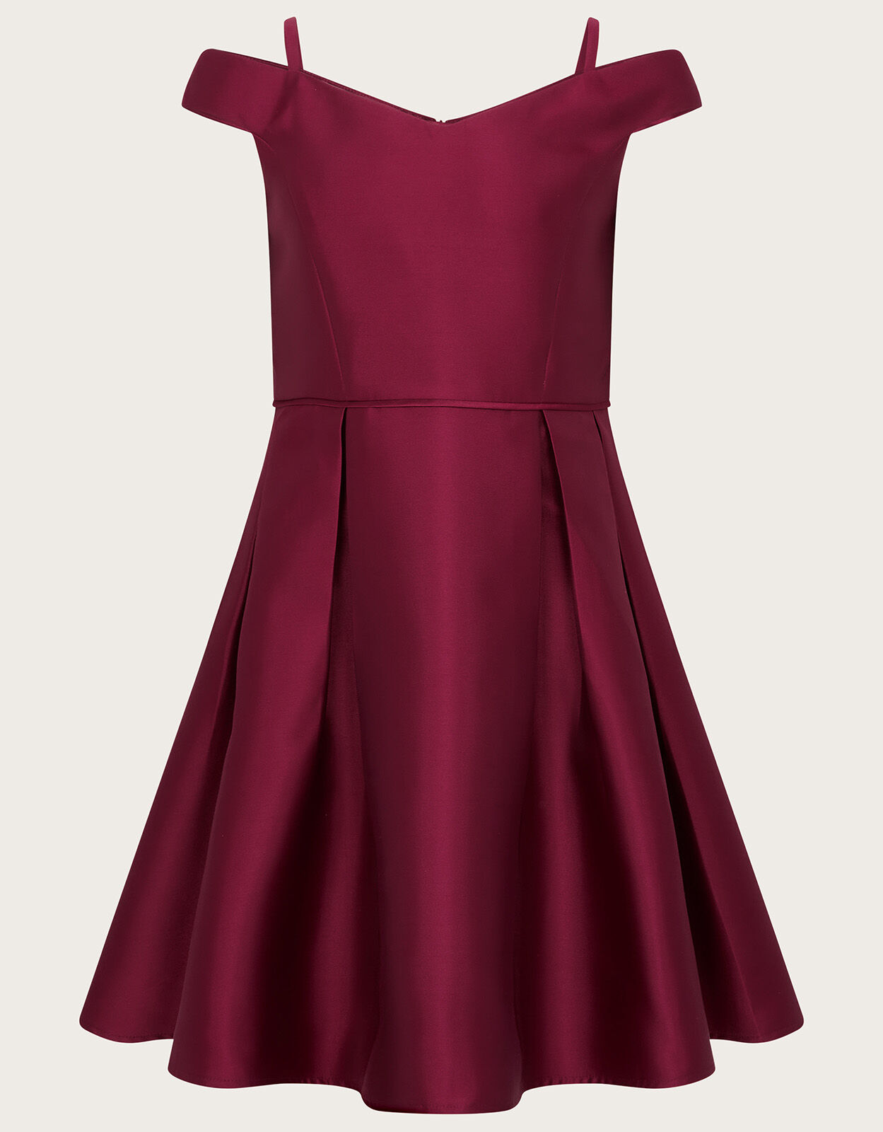 Monsoon red bardot dress hotsell