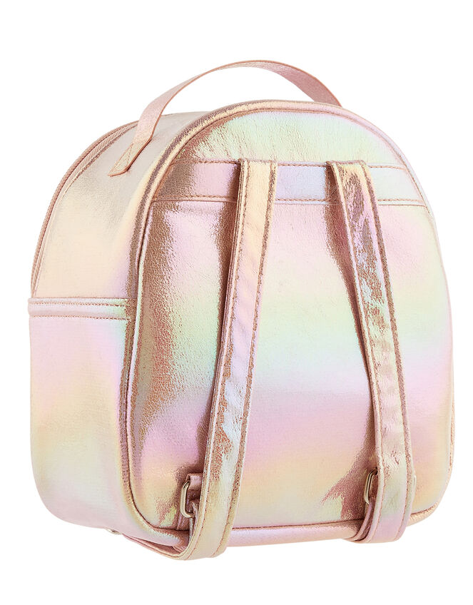 Rainbow Sequin Backpack with Keyring, , large