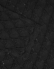 Knit Cover Up Dress, Black (BLACK), large