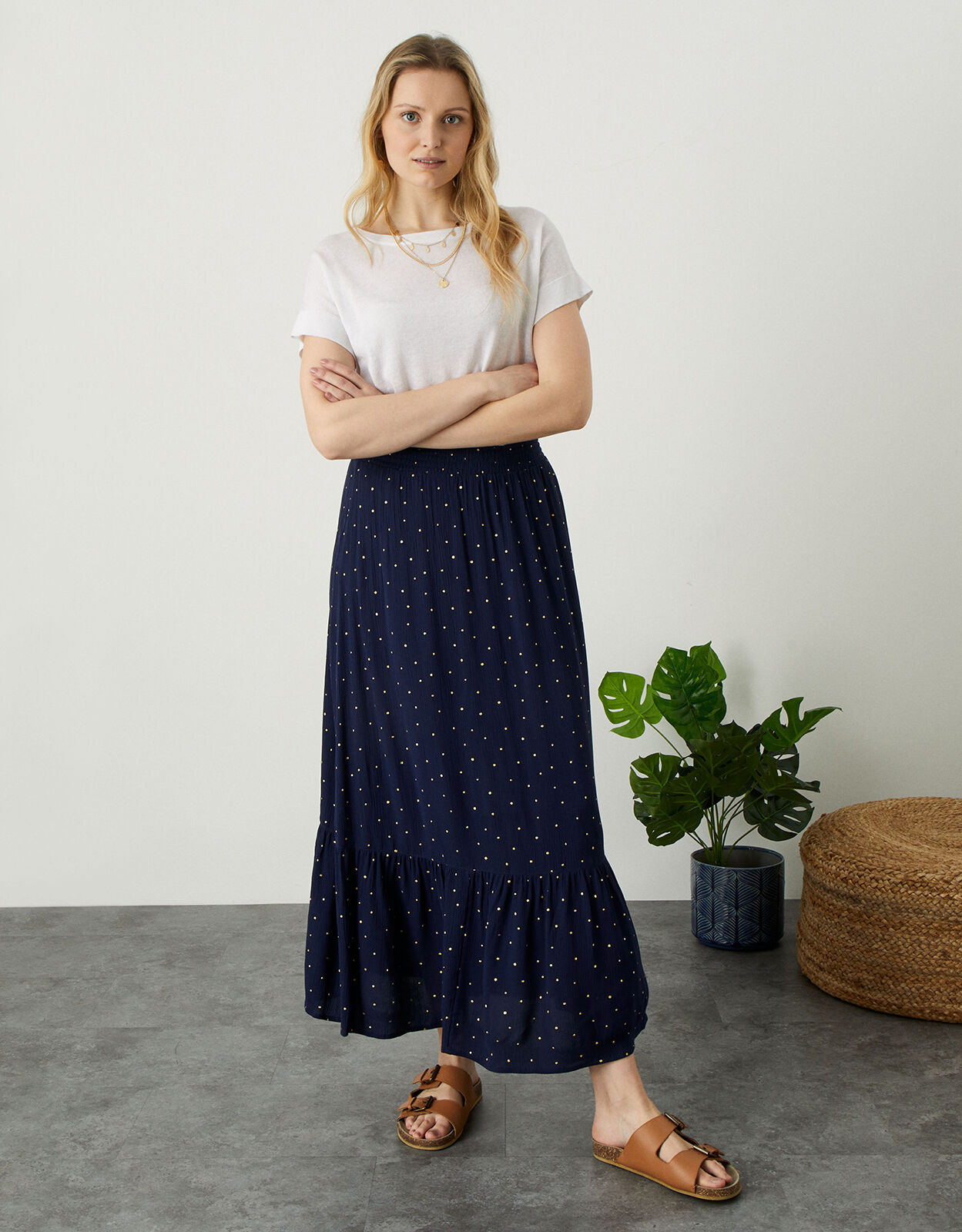 Navy blue skirt uk clearance