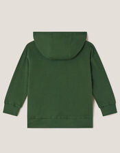 Fox Graphic Hoodie, Green (GREEN), large
