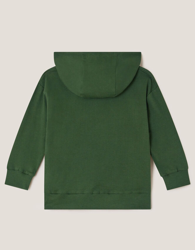 Fox Graphic Hoodie, Green (GREEN), large
