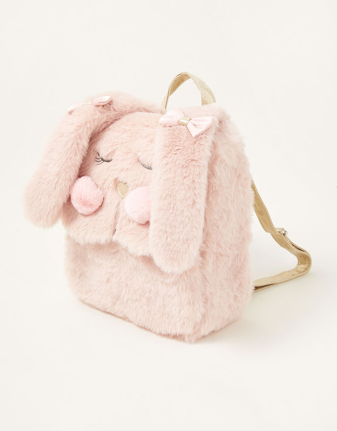 Fluffy Cheeks Bunny Backpack, , large