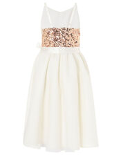 Truth Sequin Scuba Dress, Ivory (IVORY), large