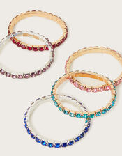 5-Pack Jewel Stretch Bracelets, , large