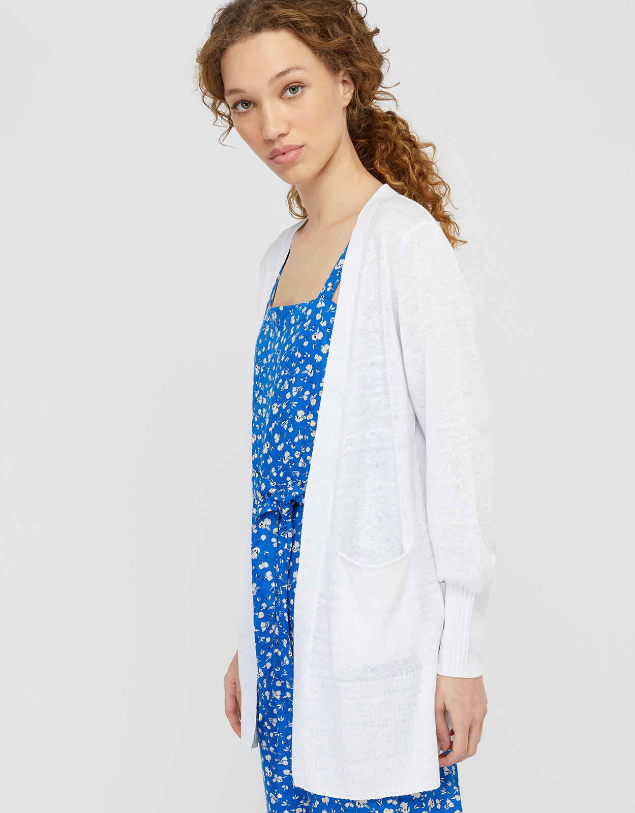 longline white cardigans uk