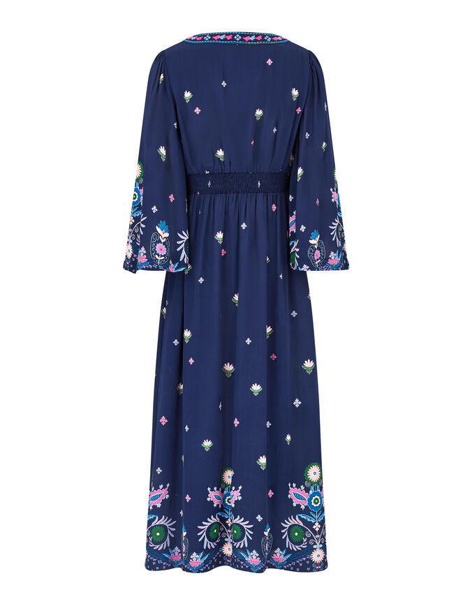 East Kerin Floral Maxi Dress, Blue (NAVY), large