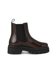 Shoe The Bear Patent Leather Chelsea Boots, Brown (CHOCOLATE), large