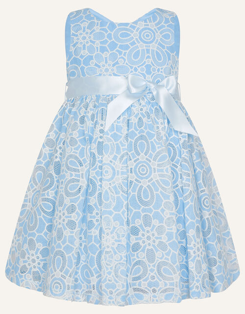 Baby Lottie Lace Dress, Blue (BLUE), large
