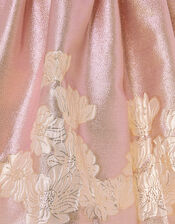 Ombre Border Jacquard Dress, Pink (PINK), large