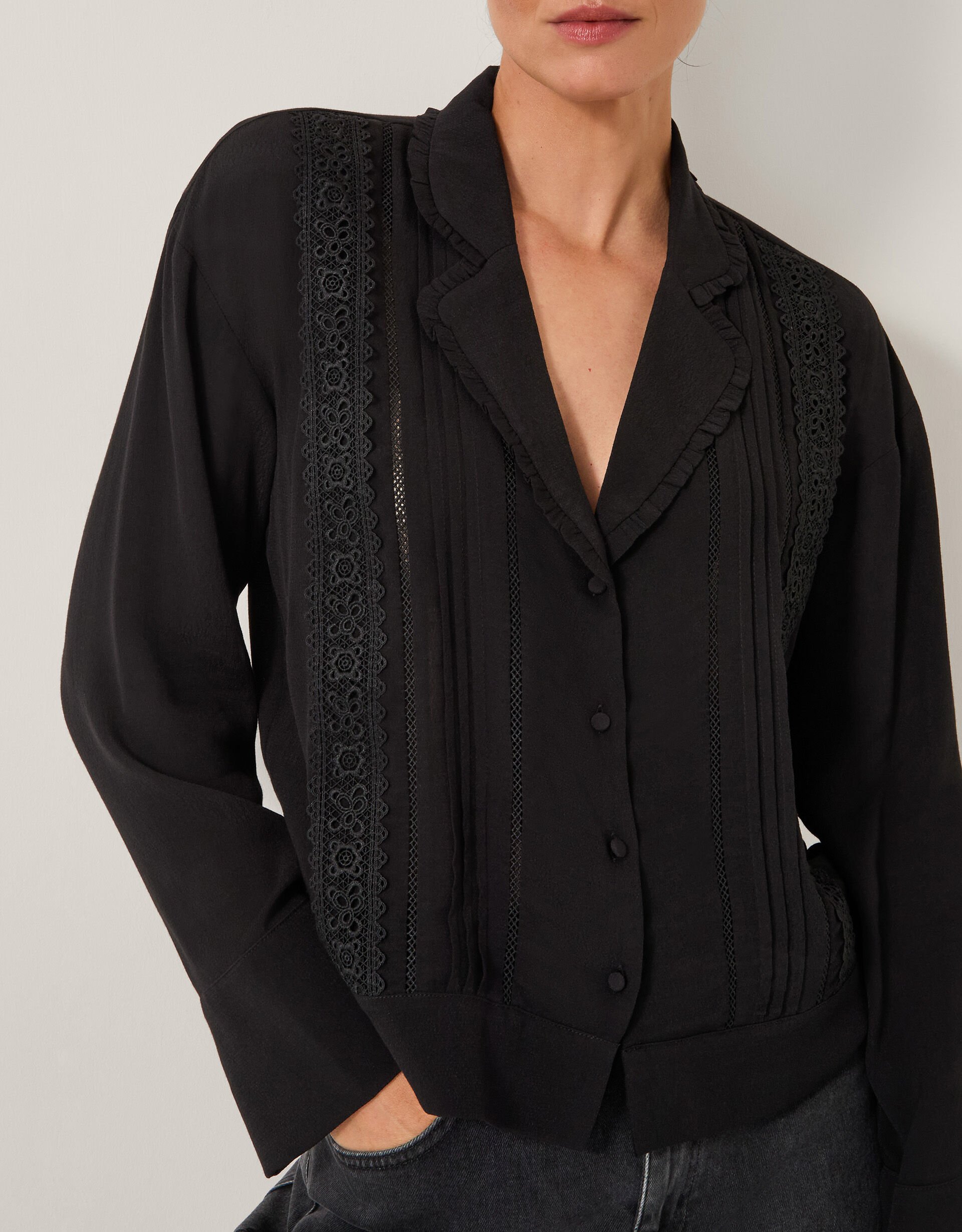 Tamara Lace Blouse Black