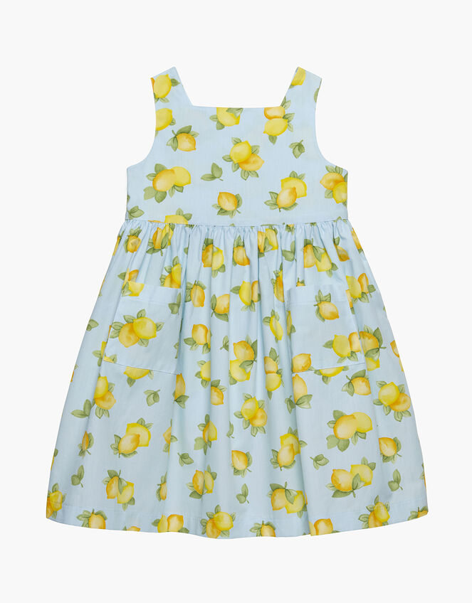 Trotters Adelina Lemon Pocket Dress, Blue (BLUE), large