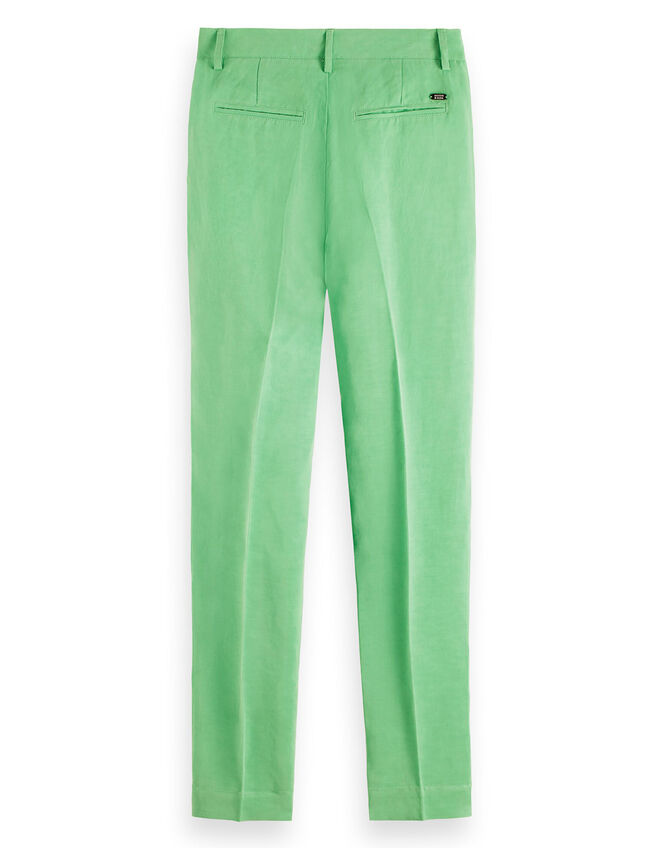 Scotch and Soda Lowry MidRise Trousers Shorter Length Green