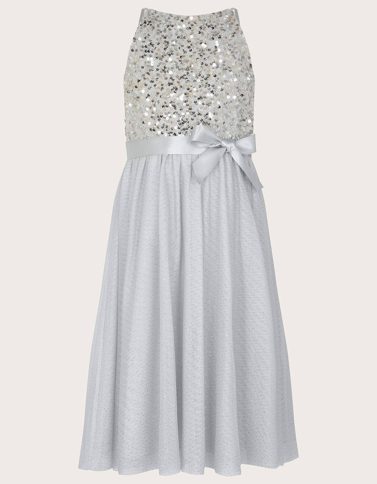 Truth Recycled Sequin Occasion Dress Grey Girls Dresses