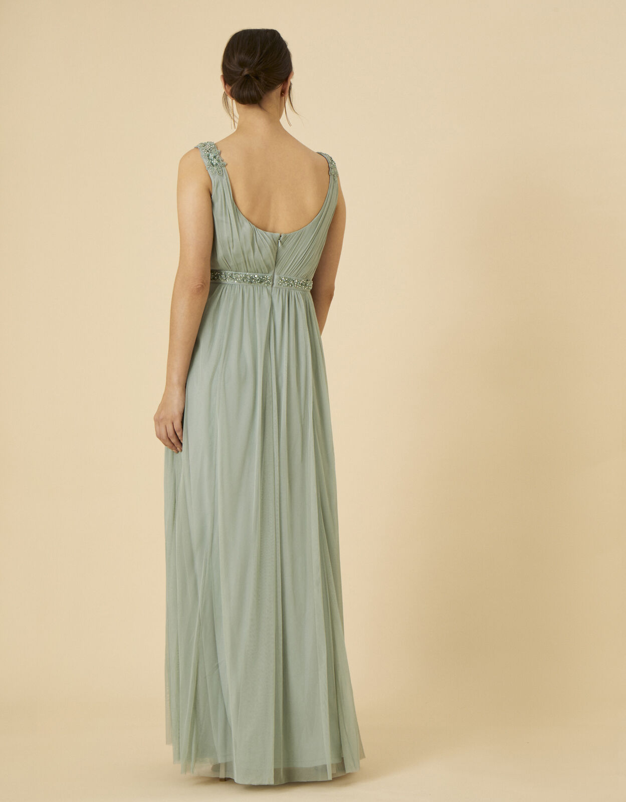 Monsoon grey embellished dress online