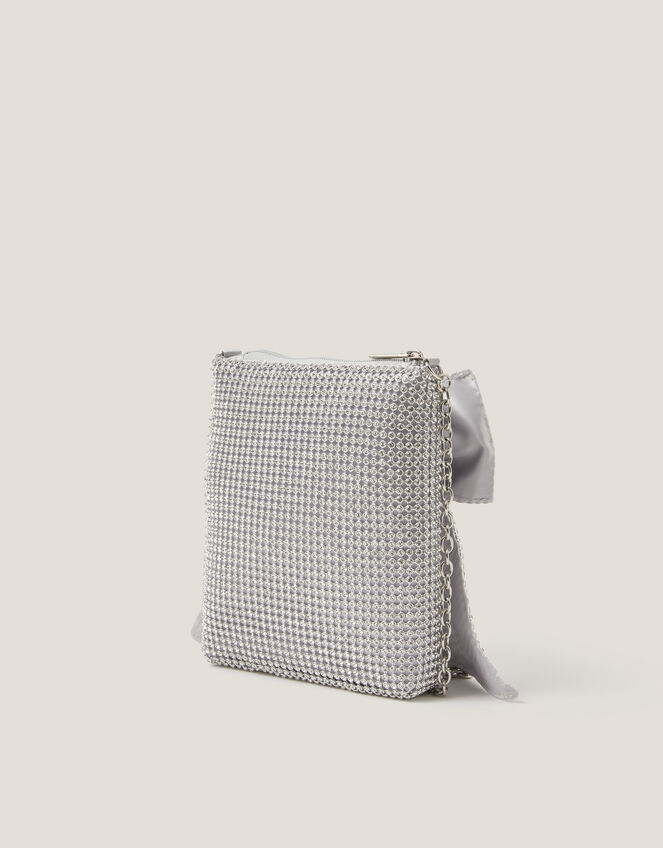 Diamant&eacute; Embellished Bow Bag, , large