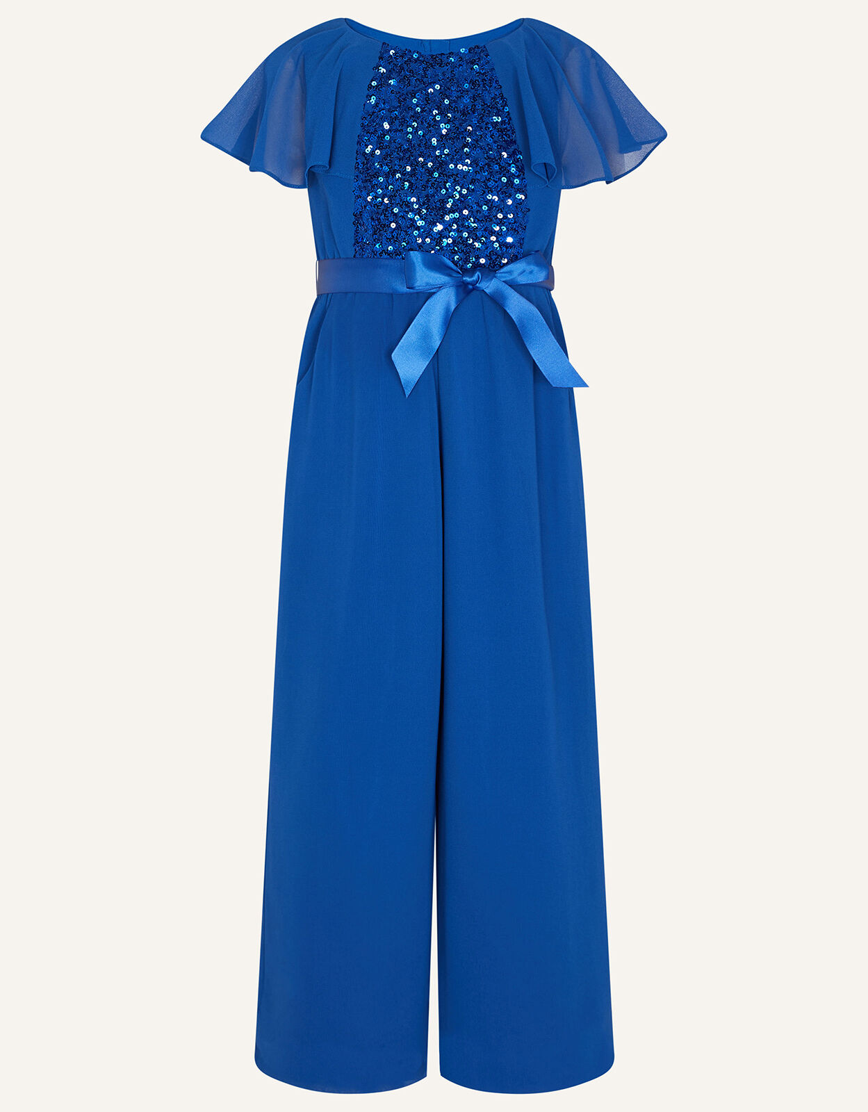 Girls blue jumpsuit on sale