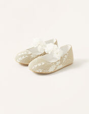 Baby Jacquard Walker Shoes, Ivory (IVORY), large