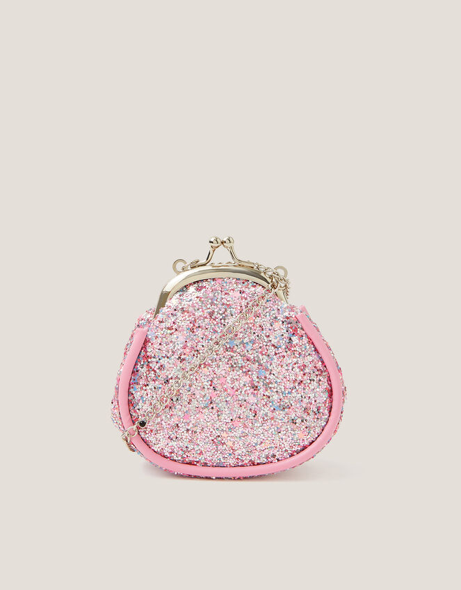 Mini Glitter Clip Frame Bag, , large