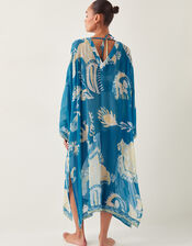 Amisha Ornate Print Kaftan, , large