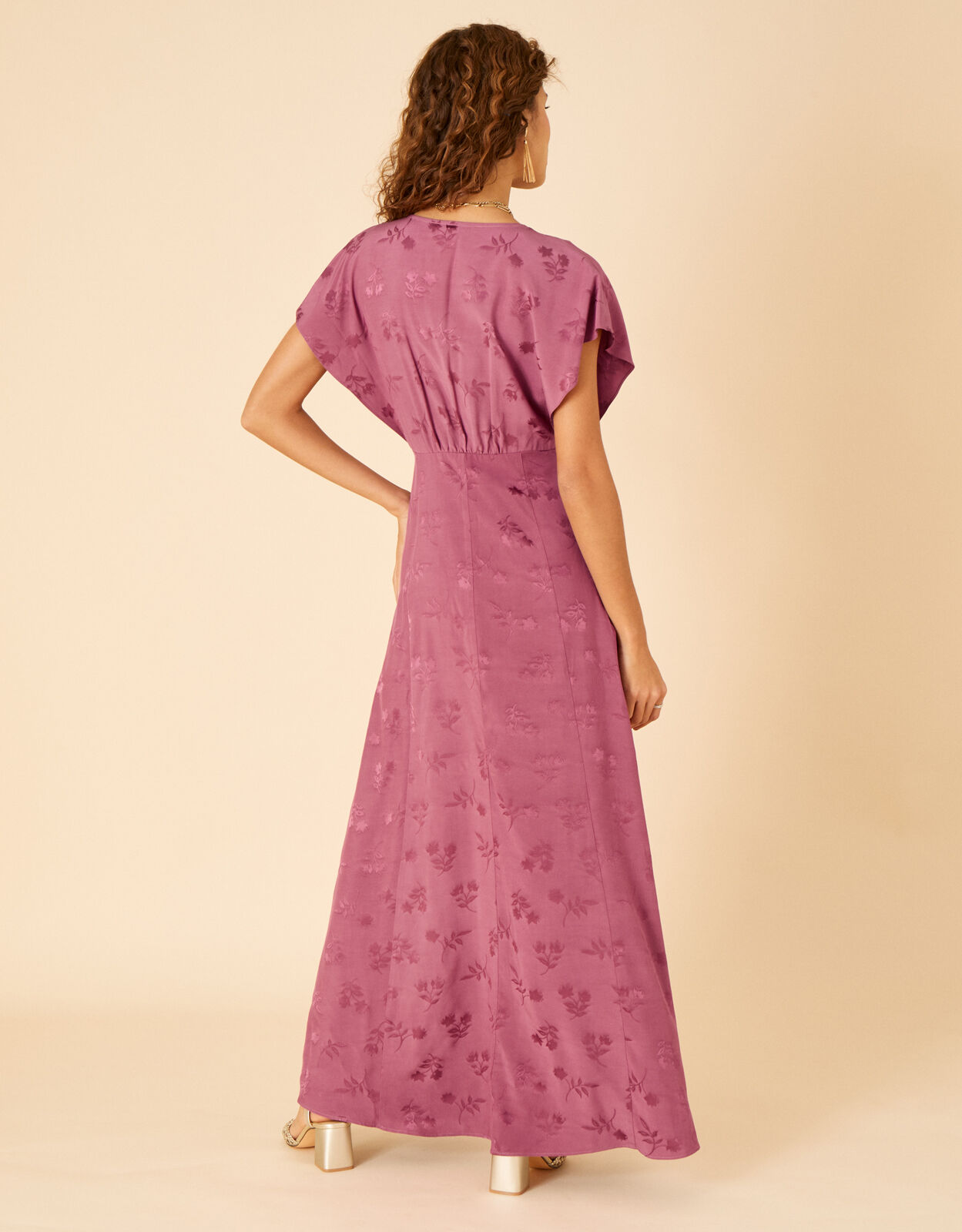 Monsoon pink dress deals