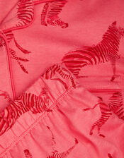 Zebra Print Long Pyjamas Set, Pink (PINK), large
