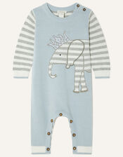 Harry The Elephant Romper, Blue (BLUE), large