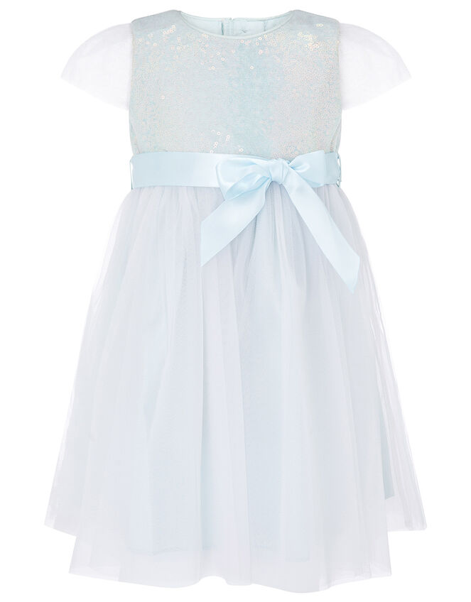 Baby Sequin Dress, Blue (PALE BLUE), large