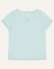 Mermaid Scene Tee, Blue (AQUA), large